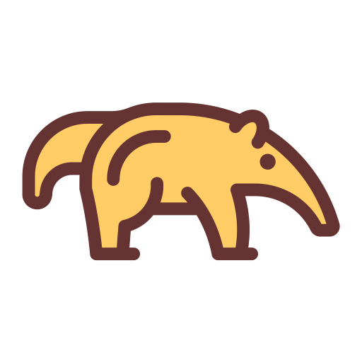 Anteater svg vector icon