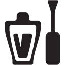 beauty, brush, nails, paint, saloon svg vector icon