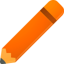 o, pencil icon