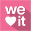 social,media,flat,shadow,set,weheartit icon