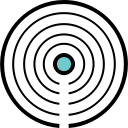 ibeacon, proximity, signal svg vector icon