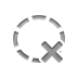 selection,elliptical,cross icon