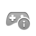 game,control,info icon