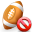 delete, football icon