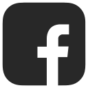 black and white, dark grey, facebook svg vector icon