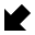 arrow,full,lowerleft icon