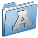 blue,font icon