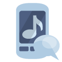 ringtone,speech,bubble icon