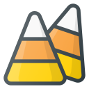 candy, corn, halloween svg vector icon