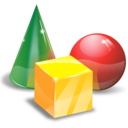 buildings, old icon
