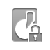 hard,disk,lock,open icon
