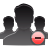 delete, group, user icon
