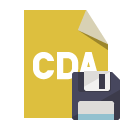 file,format,cda,diskette icon
