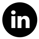 circle, linkedin svg vector icon
