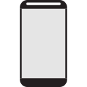 cell phone, mobile, mobile phone, phone svg vector icon