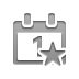calendar,star icon