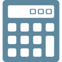 accounting, budget, calculate, calculator, math, mathematics, school svg vector icon