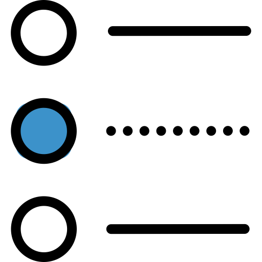 List svg vector icon