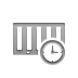 send,container,clock icon