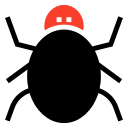 bug, insect, ladybug, virus svg vector icon