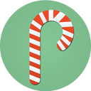 candy, cane, christmas icon