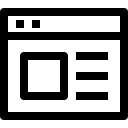 app, browser, essential, ui svg vector icon