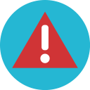 alert, attention, error, warining svg vector icon