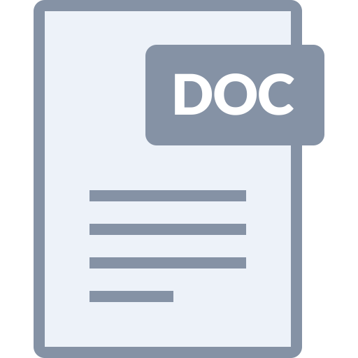 Doc svg vector icon
