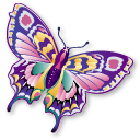 animal, butterfly, papillon, staroffice, summerbird icon