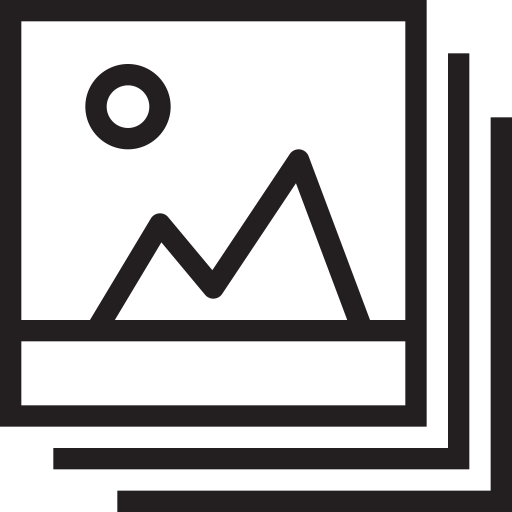 Photos svg vector icon