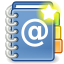 64, address, book, gnome, new icon