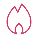 burn, burning, fire, flame, hot svg vector icon