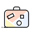 bag, baggage, luggage, travel svg vector icon