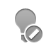 lightbulb,off,cancel icon