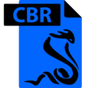 cbr, comic book, file, format, sumatrapdf svg vector icon