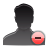 user,delete icon