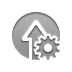upload,gear icon