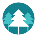 citycons, forest, trees svg vector icon