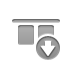 align,horizontal,top,down icon