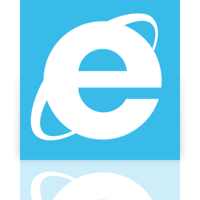 explorer, internet, mirror icon