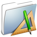 applications, folder, graphite, smooth icon