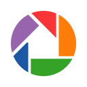 communication, internet, logo, picasa, technology, video, website svg vector icon
