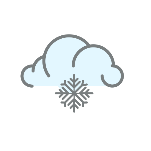 Heavy Snow svg vector icon