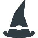 halloween, hat, witch svg vector icon