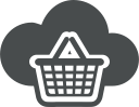 bag, basket, cart, cloud, e-commerce, shopping, store svg vector icon