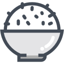 asian food, bowl, chinese food, food, rice svg vector icon