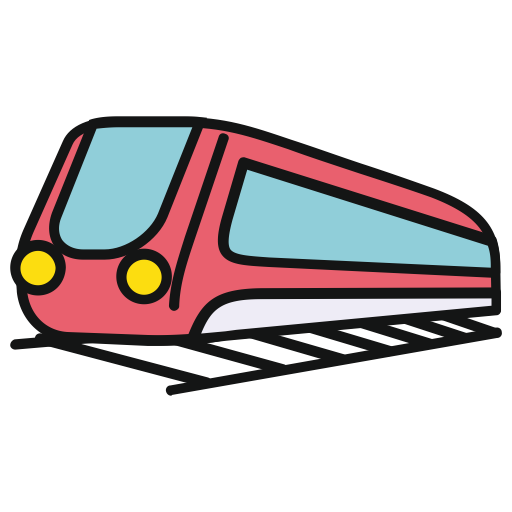 High Speed Rail svg vector icon