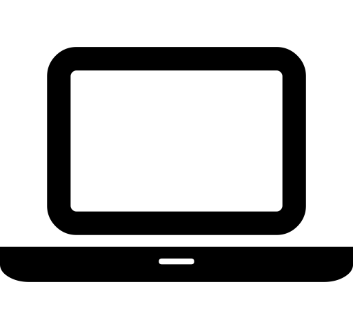 Laptop svg vector icon