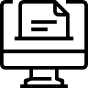computer, essential, object, ui, web svg vector icon