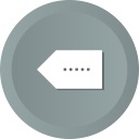 back, backspace, delete, erase svg vector icon